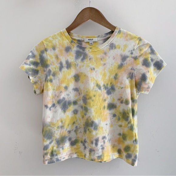 Agolde Tee Shirt Size XS Linda Tie Dye Boxy - Picture 1 of 7